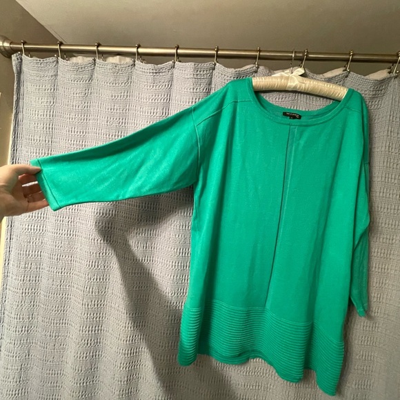 Elegant Teal Tunic Top - Picture 2 of 5